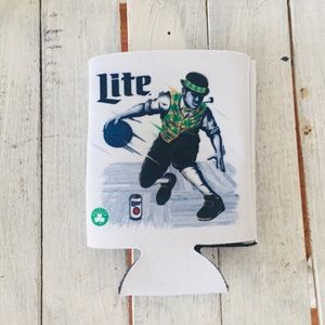 Miller lite cooler drink holder koozie